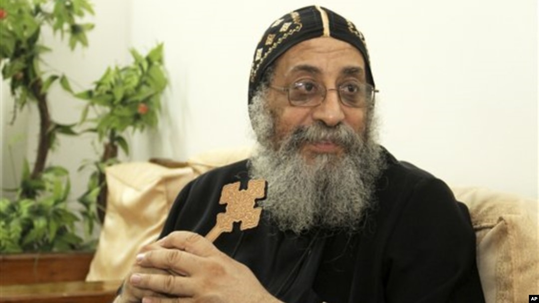 Uskup Tawadros dari Beheira terpilih menjadi Paus Iskandarsyah dan Pemimpin Seluruh Afrika dalam Keuskupan Suci Rasul Santo Markus (foto: 2/11/2012)..