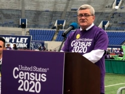 U.S. Census Bureau Director Steven Dillingham speaks at an event launching the 2020 Census Statistics in Schools program, Oct. 28, 2019, in Memphis, Tenn.