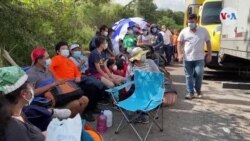 Éxodo de nicaragüenses a Honduras en busca de una vacuna