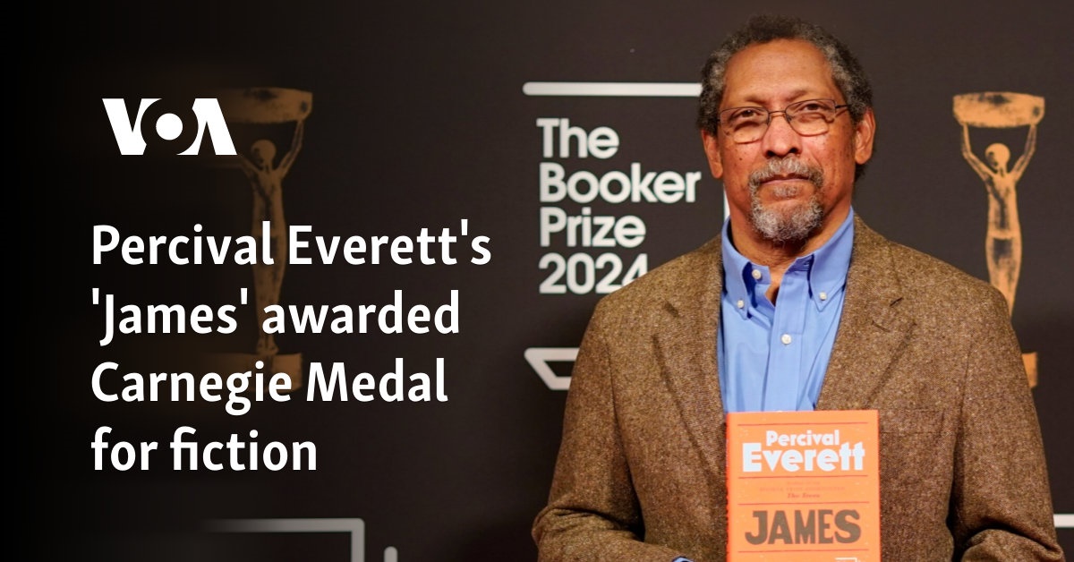 Percival Everett’s ‘James’ awarded Carnegie Medal for fiction