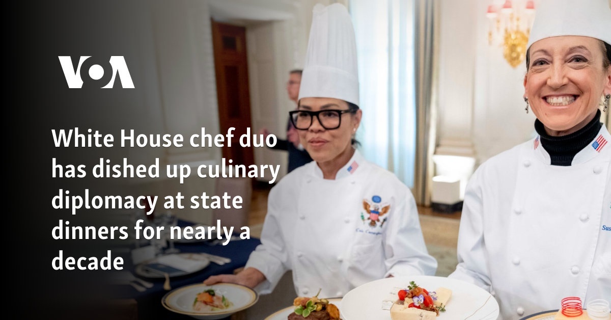 White House chef duo has dished up culinary diplomacy at state dinners for nearly a decade - Vimarsana News