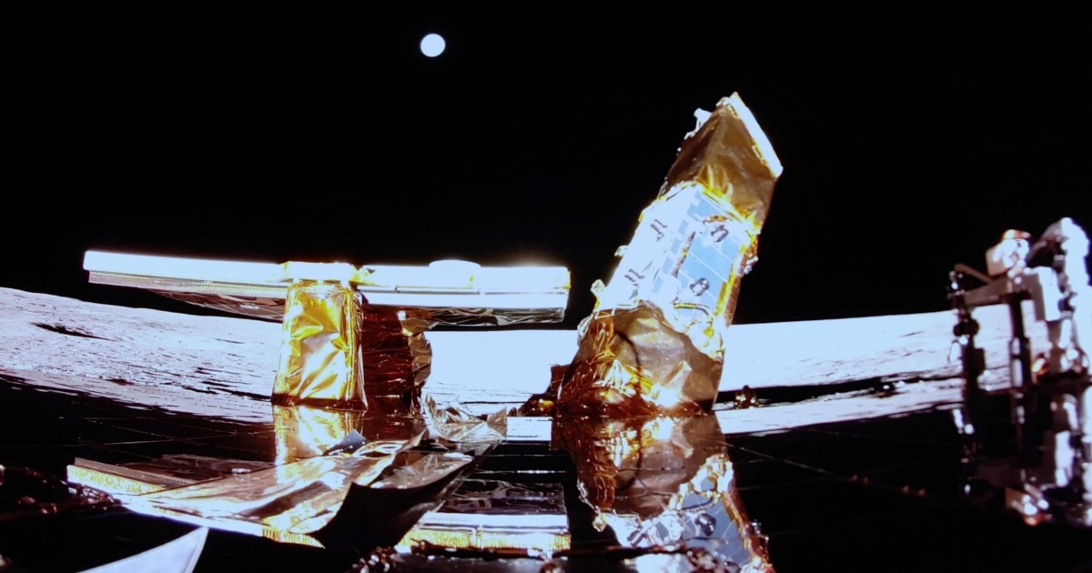 Private Lander Carrying NASA Experiments Lands on the Moon