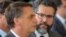 Brazilian President-elect Jair Bolsonaro, left, and his newly appointed Foreign Minister, Brazilian diplomat Ernesto Araujo, are pictured in Brasilia, on Nov. 14, 2018.