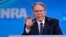 Nation Rifle Association Executive Vice President Wayne LaPierre speaks at the National Rifle Association Institute for Legislative Action Leadership Forum in Lucas Oil Stadium in Indianapolis, April 26, 2019.