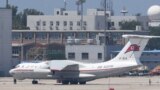 북한 고려항공 수송기가 지난 2018년 6월 중국 베이징 공항에 계류하고 있다. (자료사진)
