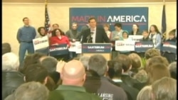 Rick Santorum'un seçim kampanyasından görüntüler