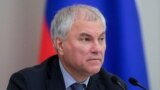 Rusya Parlamento Başkanı Vyacheslav Volodin, parlamentonun alt kanadının genel kurul oturumuna katılıyor- 17 Ekim 2024.