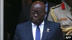 Le président du Ghana, Nana Akufo-Addo, lors d’une visite à Londres , 20 novembre 2017.