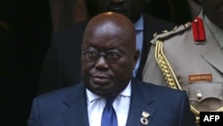 Le président du Ghana Nana Akufo-Addo lors d’une visite à Londres , 20 novembre 2017.