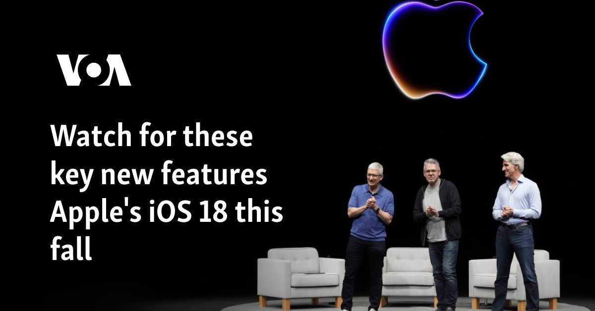 Focus on the main new features of Apple's iOS 18, scheduled for release this fall