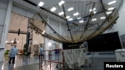 지난 4월 러시아 젤레즈노고르스크의 위성 연구센터. (자료사진)