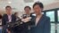 香港特首林郑月娥2019年7月15日就反送中示威活动对媒体讲话。