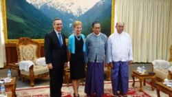 အမေရိကန်အဆင့်မြင့်သံ မြန်မာအစိုးရ တာဝန်ရှိသူတွေနဲ့တွေ့ဆုံ