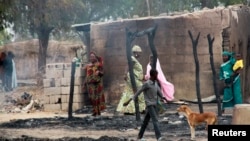 Hình ảnh cho thấy 2.275 nhà cửa bị phá hủy ở thị trấn Baga
