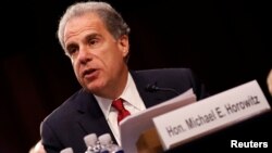 Michael Horowitz, Inspektur Jenderal Departemen Kehakiman AS yang memimpin penyelidikan email Hillary Clinton sewaktu menjabat sebagai Menlu AS. 