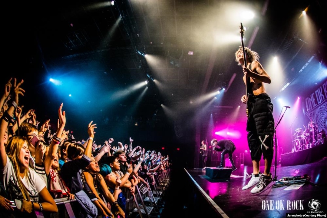 Japanese rock band 'One Ok Rock' performs all over the world