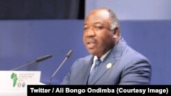 Le président Ali Bongo Ondimba lors du 1er Sommet conjoint CEEAC – CEDEAO à Lomé, Togo, 30 juillet 2018. (Twitter/ Ali Bongo Ondimba)