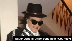 Alanga nzembo Lulendo Matumona to “Général Defao” , na Twitter, 14 mars 2018. (Twitter Général Défao Géné Géné)