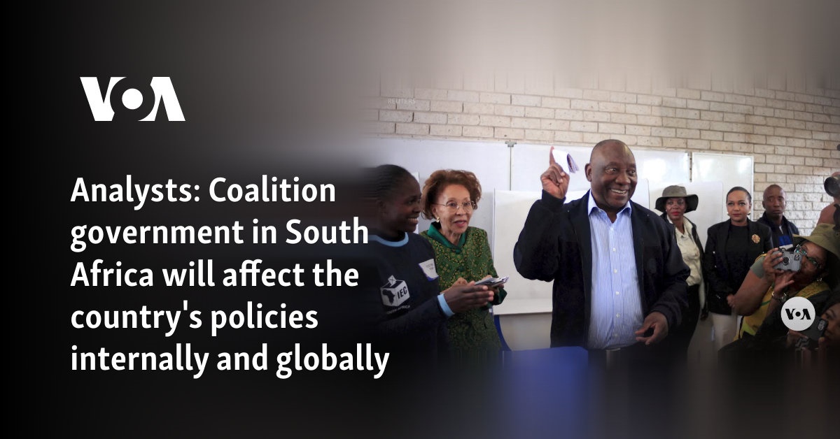 Analysts: Coalition government in South Africa will affect the country's policies internally and globally     