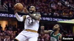 LeBron James (23), Cleveland, Ohio, le 23 mai 2017. (Ken Blaze-USA TODAY Sports)