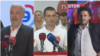 Arjiva - Zdravko Krivokapić (levo, Za budućnost Crne Gore), Aleksa Bečić (Mir je naša nacija, u sredini) i Dritan Abazović (desno, Crno na bijelo) (Foto: RTCG.me)