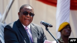 Le vice-président du Zimbabwe Constantino Chiwenga à Harare, le 14 août 2018. (Photo: Jekesai NJIKIZANA / AFP)