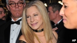 Barbra Streisand attends the Governor's Ball following the Oscars at the Dolby Theatre, Feb. 24, 2013, in Los Angeles.