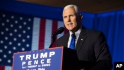  Mike Pence gavana wa Indiana, mgombea menza wa mrepublican Donald Trump