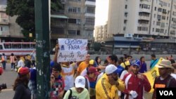 Los estudiantes protagonizaron un 'trancazo' en las calles de Caracas el 4 de julio.