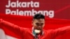 Eko Yuli Irawan, Peraih Medali Emas Asian Games ke-18 untuk cabang olah raga Angkat Besi Pria 62 kg Group A, 21 Agustus 2018. (Foto: Reuters).