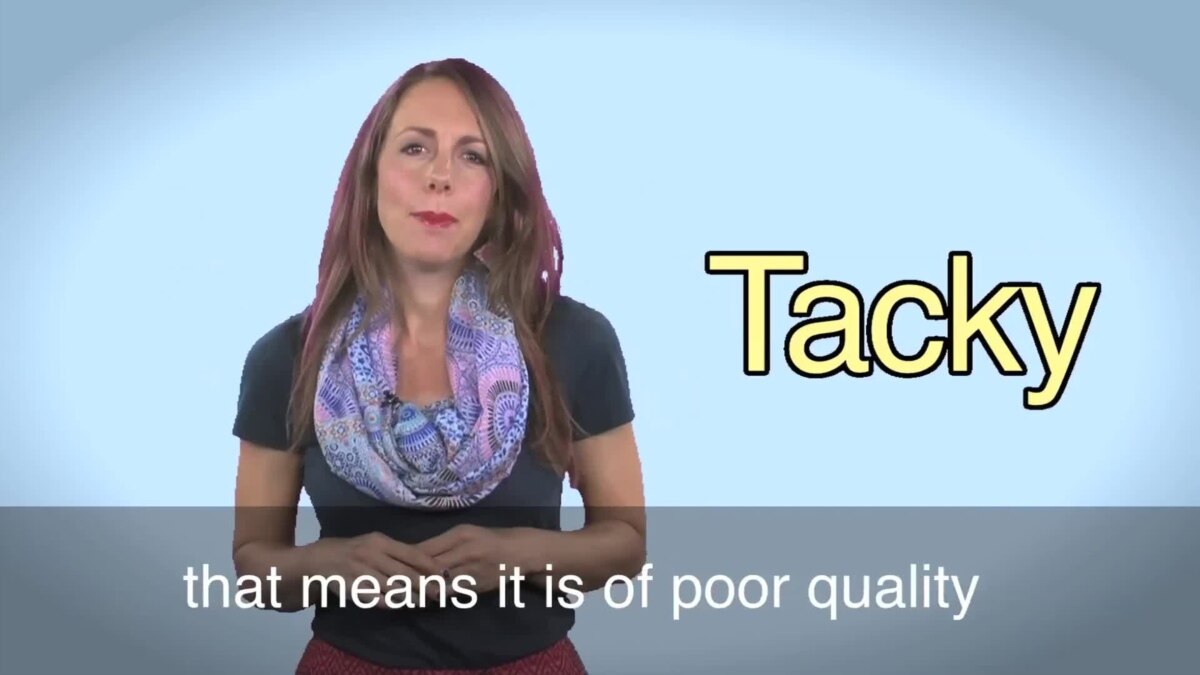 English in a Minute Tacky