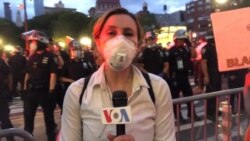 VOA's Celia Mendoza Reports on New York Protest 
