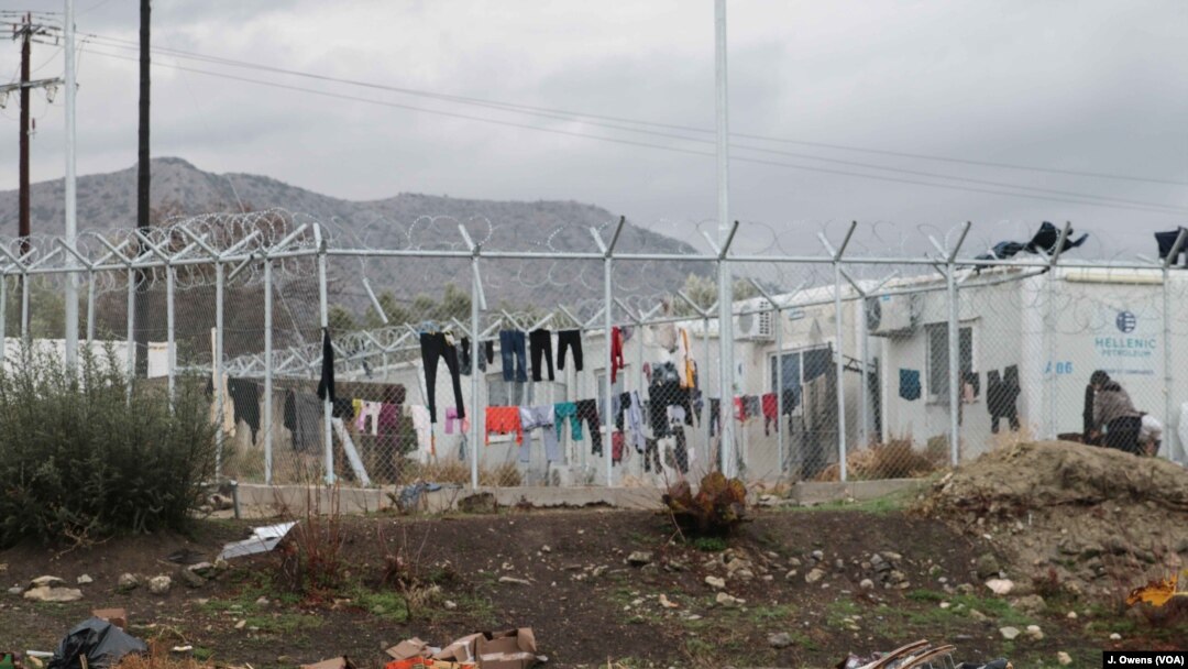 Vial camp is one of the five ‘hot spots’ on the eastern Greek islands closest to Turkey. 