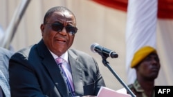 Le vice-président du Zimbabwe Constantino Chiwenga à Harare, le 14 aout 2018