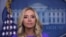 La secretaria de Prensa de la Casa Blanca, Kayleigh McEnany, durante una rueda de prensa en Washington el 15 de diciembre del 2020. 