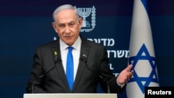 Perdana Menteri Israel Benjamin Netanyahu berbicara di Yerusalem (foto: dok). 