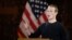 Facebook CEO Mark Zuckerberg speaks at Georgetown University in Washington, Oct. 17, 2019. 