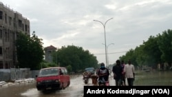 Des fortes pluies au Tchad ont entrainé des inondations, en août 2020. 