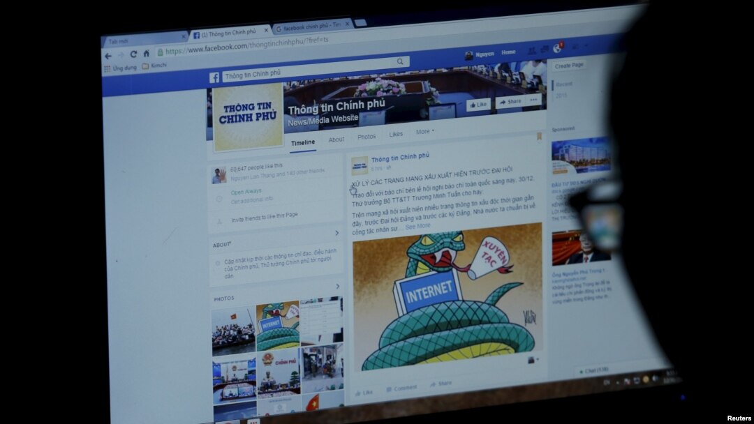 Giới hoạt động lo ngại về những hợp tác giữa Facebook với chính phủ Việt Nam