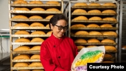 Dong Phuong Bakery was founded by Vietnamese refugee Huong Tran and her husband, De, after they arrived in the U.S. following the Vietnam War. (Photo courtesy of The Big Book of King Cake, photography by Randy Krause Schmidt)
