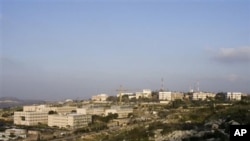 The Ariel college is seen in the West Bank Jewish settlement of Ariel, 02 Feb 2010. The planned upgrade of the college, which already calls itself a "university center," with 8,700 full-time and 2,500 part-time students, is perhaps the most controversial 