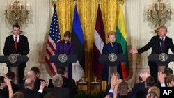 Trump US Baltics