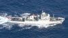 韩军向中国越界渔政船开枪警告