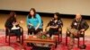 Panel discussion during Lahore Literary Festival in New York. (Photo: Aunshuman Apte / VOA ) 