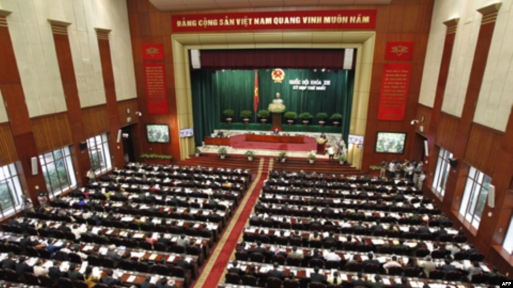 Một phiên họp Quốc Hội tại Việt Nam.