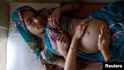 Suman, a 25-year-old pregnant woman during a check up at a community health centre in central India. (File)
