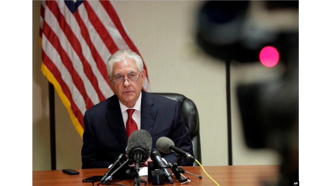 AQSh Davlat kotibi Reks Tillerson