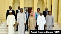 Les membres du comité ad hoc qui a sélectionné les dossiers des membres du CNT, le 26 septembre 2021.