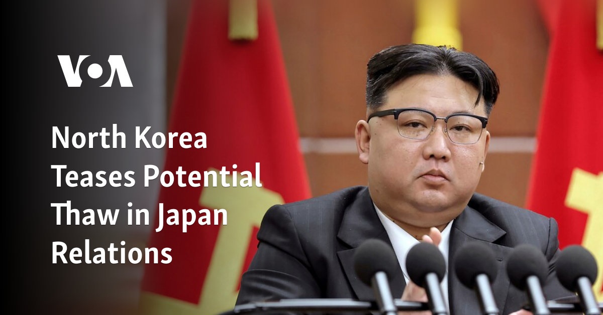 North Korea Teases Potential Thaw in Japan Relations