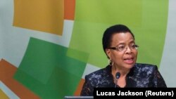 Graca Machel, fondatrice du Graca Machel Trust, intervient lors du Sommet sur le climat au siège des Nations Unies à New York, le 23 septembre 2014.